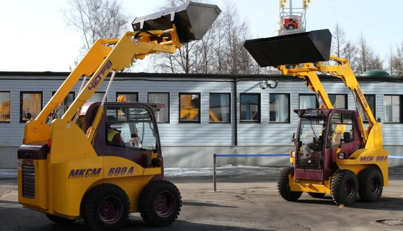 мини-погрузчики с бортовым поворотом